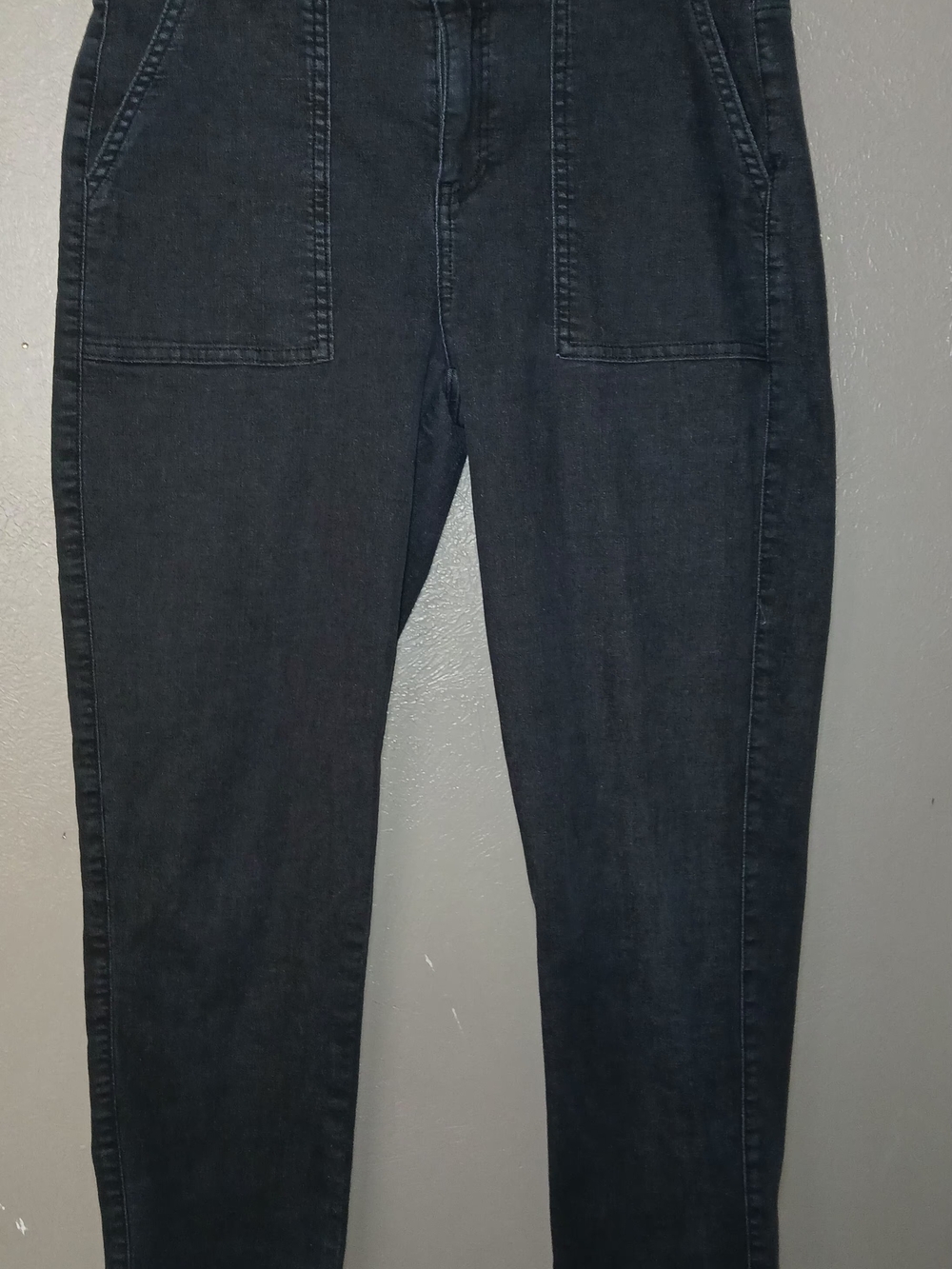 BKE Women's Straight Leg Jeans in Dark Gray